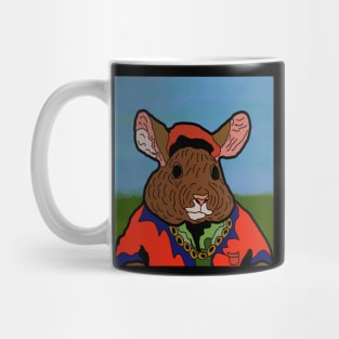 drawing cool hamster watercolor background Mug